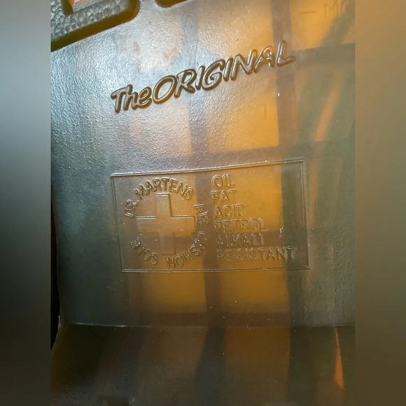 Dr. Martens Metallic Gray Ankle Boots - Picture 6 of 8